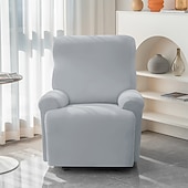 abordables Silla reclinable y con alas-Funda reclinable para sillón reclinable color burdeos, funda elástica para sofá, funda lavable para silla, protector para perros y mascotas (1 funda para respaldo, 1 funda para asiento, 2 fundas para