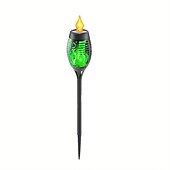 billige Halloween utendørs-solenergi utendørs flimrende flamme lys, halloween jul solar fakkel sti lys vanntett lampe landskap dekorasjon belysning dekorere for utendørs hage sti camping griller