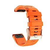 baratos Relógios Garmin-Pulseiras de Relógio para Garmin Fenix 7S Pro 6S 5S Plus Epix Pro 42mm Approach S70 42mm Instinct 2S Descent Mk2S D2 Delta S 20mm Silicone Substituição Alça 20mm Respirável Mulheres Homens Pulseira