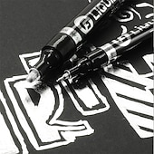 economico pittura, disegno e materiale artistico-1 pennarello argento/gole/rame/bronzo rosso cromato pennarello riflettente a specchio, 4 stili disponibili, perfetto per la decorazione pasquale, perfetto per la decorazione pasquale