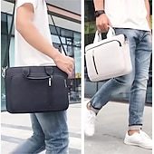 お買い得  ラップトップバッグ、ケース、スリーブ-13 13.3 14 15 15.6 16 17 17.3 インチのラップトップバッグ耐衝撃 &amp;アンペア;防水ブリーフケースメッセンジャーバッグショルダーバッグビジネスワークバッグノートパソコンケース macbook air / pro /surfacebook/dellxps/hp/lenovo/acer/dell/asus/samsung chromebook など。
