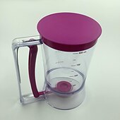 cheap Kitchen Utensils &amp; Gadgets-Batter Dispenser, Cupcakes Pancakes Cookie Cake Waffles Batter Dispenser Cookie Separator with Measuring Label, Easy Pour Baking Supplies for Griddle