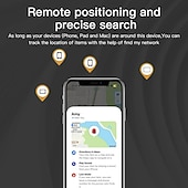levne Bezpečnostní snímače a alarmy-Apple Wedicated itag bezdrátový lokátor mini tracker pro starší děti a domácí mazlíčky prevence ztráty polohy GPS