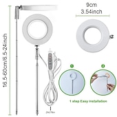 abordables Lampe de croissance LED-élèvent des lumières pour les plantes d&#039;intérieur led lumière de plante à spectre complet uv rouge bleu hauteur réglable élèvent la lumière avec 3 luminosité dimmable avec minuterie pour petites