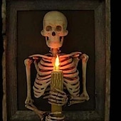 levne Osvětlení rekvizit na Halloween-halloween lebka fotorámeček svíčka lampa pryskyřice řemesla domácí přívěsek halloween party dekorace