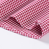 billiga oxfordskjortor för män-Herr Skjorta Button Down skjorta Icke-järnskjorta Oxford skjorta Pläd / Randig / Chevron Bröllop Kontor &amp; Karriär Svart Rubinrött Blå Långärmad Tröjkrage Alla årstider Kläder Mönster