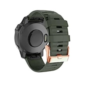 baratos Relógios Garmin-Pulseiras de Relógio para Garmin Fenix 7S Pro 6S 5S Plus Epix Pro 42mm Approach S70 42mm Instinct 2S Descent Mk2S D2 Delta S 20mm Silicone Substituição Alça 20mm Respirável Mulheres Homens Pulseira