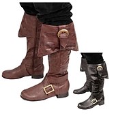 ieftine încăminte-Epocă Medieval Renascentist Încălțăminte Cizme plate de jazz Pirat Viching Cruciat Mată Costume de fancy Bărbați Pentru femei Unisex Celtic Pirat Steampunk Halloween Carnaval Mascaradă Performan
