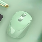 economico Mouse-mouse wireless ricaricabile dual-mode 2.4g mouse da ufficio/da gioco 1600 dpi 4 pulsanti mouse mobile mouse ottici con ricevitore usb per computer desktop notebook