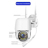 cheap Indoor IP Network Cameras-Five Lens HD 1080P/720P Wireless Speed Dome PTZ WiFi IP Camera Two-way Intercom Full Color Night Vision Motion Detection 5G Dual-band IP66 Waterproof Indoor and Outdoor Surveillance Camera