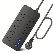 baratos Periféricos para Computador-USB 3.0 Hubs 10 Portos 8 em 1 Hub USB com USB 3.0 5V / 2A Fornecimento de energia Para SmartTV