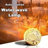 cheap Projector Lights-Water Ripple Projector Night Light Crystal Lamp Decoration Home Houses Bedroom Aesthetic Atmosphere Holiday Gift Sunset Lights