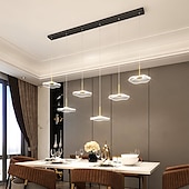 cheap Unique Chandeliers-Ceiling Pendant Light 3/4/5/6 Head Modern Creative Lotus Leaf Office Front Desk Chandelier Light Luxury Bar Front Desk Dining Table Lighting 110-240V