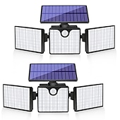 levne Venkovní nástěnná světla-266leds solární nástěnná svítidla ultra jasné vodotěsné otočné světlo s pohybovým senzorem pro venkovní zeď na verandě