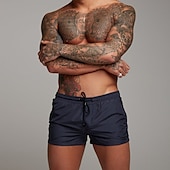 baratos shorts ativos masculinos-Homens calções atléticos Calções de treino Shorts de Corrida Shorts de Academia Bolsos Com Cordão com forro de malha Côr Sólida Respirável Secagem Rápida Curto Ginástica Roupa Diária Ginásio Esportes