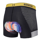 billiga Shorts, tights och byxor för män-Arsuxeo Herr Mönstrad Undershorts till cykling Cykelunderkläder Cykelshorts Cykel Herr Boxer Vadderade shorts Formpassad Bergscykling Vägcykling sporter Minskar skavsår Uppsugande Svettavvisande