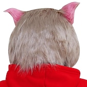  Accessori Maschera Ispirato da Maiale Inosuke Hashibira Anime Accessori Cosplay Poliestere Per uomo Per donna Costumi di Halloween