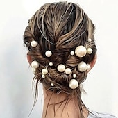 billiga Bröllopshuvud-headpiece pärla höst bröllopsfödelsedag retro elegant med pärla headpiece huvudbonader