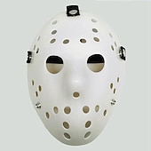 preiswerte Masken-Jason Vorhees Jason Voorhees Maske Haloween Figuren Erwachsene Herren Damen Grusel Gruseliges Kostüm Halloween Karneval Einfaches Karnevalskostüm