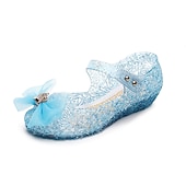 cheap Accessories-Frozen Cinderella Princess Elsa Masquerade Jelly Shoes Comfort Jelly Shoes Movie Cosplay for Girls&#039; Kid&#039;s Carnival Masquerade