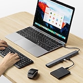 levne USB rozbočovače-typ c dokovací stanice pro laptop usb dock hdmi kompatibilní pd rj-45 usb hub adaptér pro macbook hp dell xps lenovo thinkpad asus pc