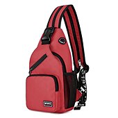 olcso Könyvtáskák-1db crossbody hátizsák mellkas táska fülhallgató lyukkal utazó hátizsák többfunkciós hátizsák hátsó iskolatáska