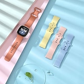 economico Cinturini per orologi Fitbit-4 pezzi Cinturino intelligente Compatibile con Fitbit Versa 4 Sense 2 Versa 3 Sense Silicone Orologio intelligente Cinghia Regolabili Donne Uomini Cinturino sportivo Sostituzione Polsino