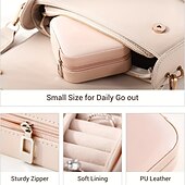 voordelige Sieradenkistjes-reissieraden organizer reissieradendoosje reissieradendoosje kleine sieradendoosje voor meisjes vrouwen