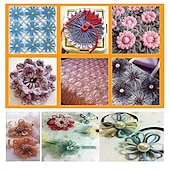 voordelige naaien &amp; breien &amp; haken-naald hobby weefgetouw breimachine diy weven hulpmiddel breimachine kleur stiksels tool bloem weefgetouw breien