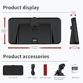 お買い得  車用バックカメラ-ユニバーサルデジタルGPSスピードメーター、5.5&quot; HUDヘッドアップディスプレイ付き、車両用、スピード（MPH/Km/h）、疲労運転リマインダー、超過速度警報、全車両用HDディスプレイ