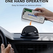 ieftine Suport Auto-Suport pentru telefon auto ajustabil design solid și detașabil compatibilitate universală pentru toate telefoanele mobile închidere automată sigură pentru montare și recuperare ușoară accesoriu