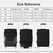 cheap Luggage &amp; Travel Storage-Durable Travel Luggage Cover, Dacron Elastic Suitcase Cover Protector, Foldable Washable Luggage Cover Protector