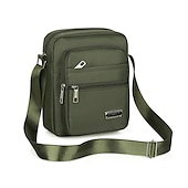 voordelige Herentassen-lichtgewicht waterdichte nylon crossbodytas voor woon-werkverkeer, reizen en school - duurzaam meerlaags slijtvast ontwerp, terug naar school