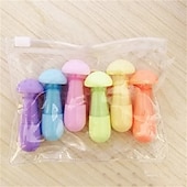 preiswerte Mal-, Zeichen- und Künstlerbedarf-6 Stück/Lot Kapseln Textmarker Vitamin Pille Highlight Marker Farbstifte Zeichnung Spot Liner Schreibwaren Büro Schulbedarf