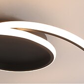 cheap Dimmable Ceiling Lights-LED Ceiling Light  Ceiling Lamp Modern Artistic Metal Acrylic Style Stepless Dimming Bedroom Painted Finish Lights 110-240V ONLY DIMMABLE WITH REMOTE CONTROL 85-265V