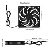 cheap Fans-Portable USB Air Conditioner Fan – Mini Evaporative Cooler with Humidifier and Purifier Function for RV, Office, Bedroom