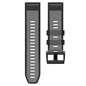 זול רצועות שעונים של Garmin-צפו בנד ל גרמין Fenix 7 7X 6 6X Pro Epix Pro 47mm 51mm Instinct 2X Approach S70 47mm S62 S60 Forerunner 955 945 Epix Marq Descent Quatix 22mm 26mm סיליקוןריצה תַחֲלִיף רצועה 22mm 26mm