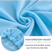 cheap Armchair Cover &amp; Armless Chair Cover-Velvet Club Chair Barrel Chair Slipcover Tub Chair Cover with Seat Cushion Cover Non Slip Furniture Protector Couch Cover with Elastic Bottom for Hotel Bar,Sage Green