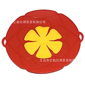 ieftine Ustensile Bucătărie &amp; Gadget-uri-1buc, capac dop de scurgere (27,94 cm), capace de fierbere peste silicon, capac de stropire pentru cuptorul cu microunde, capac de oală din silicon, obiecte de bucătărie, articole de bucătărie,
