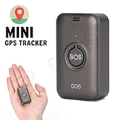 cheap Security Sensors &amp; Alarms-G06 Long Standby Micro Hidden Personal GPS Tracker Real Time Tracking SOS Panic Calling Alarm for Kids Children Elderly Ladies