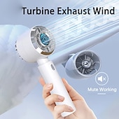 cheap Fans-Foldable Misting Mini Fan – Handheld USB Rechargeable Spray Fan, Pocket-Sized Cooling for Travel and Camping