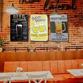 ieftine semn metalic de tablă-1 buc. placă de tablă retro din metal, semn de tablă de bere, semne de baruri vintage, decor de perete, pictură pentru agățat de perete pentru decorarea casei, semn de tablă din metal,