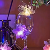 Недорогие Питание от батареек-Элегантные свадебные приемы искусственные цветы декоративные светодиоды украшение DIY волшебный венок из листьев для домашней вечеринки свадебной комнаты внутреннего и внешнего декора