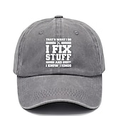 preiswerte Baseballkappe für Herren-Herren Cap Basecap Schwarz Blau Baumwolle Gewaschen Reise Strand Design Outdoor Urlaub Bedruckt Einstellbar Sonnenschutz Modisch