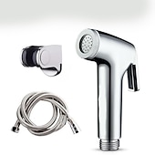 preiswerte Bidet-Armaturen-Bidet-Sprühgerät für die Toilette mit Schlauch 1,5 m, handmontierter ABS-Sprühkopf zur Wandmontage, Shattaf-Windelreinigungsset für die persönliche Hygiene