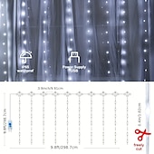 お買い得  USB電源-3M ストリングライト 100/200/300 LED EL 温白色 ホワイト マルチカラー クリエイティブストリングライト 窓 / カーテン / つららライト USB パーティー 屋外 USBパワード