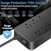 baratos Periféricos para Computador-USB 3.0 Hubs 10 Portos 8 em 1 Hub USB com USB 3.0 5V / 2A Fornecimento de energia Para SmartTV