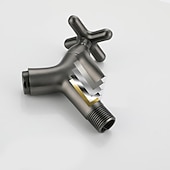 levne Nástěnné-nástěnná koupelnová baterie pouze studená voda, monoblokové umyvadlové baterie jednootvorové mosazné toaletní baterie