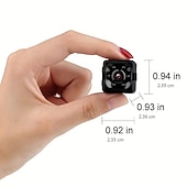cheap IP Cameras-1pc SQ11 1080P Portable Wearable Night Vision Small HD Nanny Camera Mini Indoor Covert Security Cube Camera Conference Video Recorder