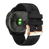 baratos Relógios Garmin-Pulseiras de Relógio para Garmin Fenix 7S Pro 6S 5S Plus Epix Pro 42mm Approach S70 42mm Instinct 2S Descent Mk2S D2 Delta S 20mm Silicone Substituição Alça 20mm Respirável Mulheres Homens Pulseira